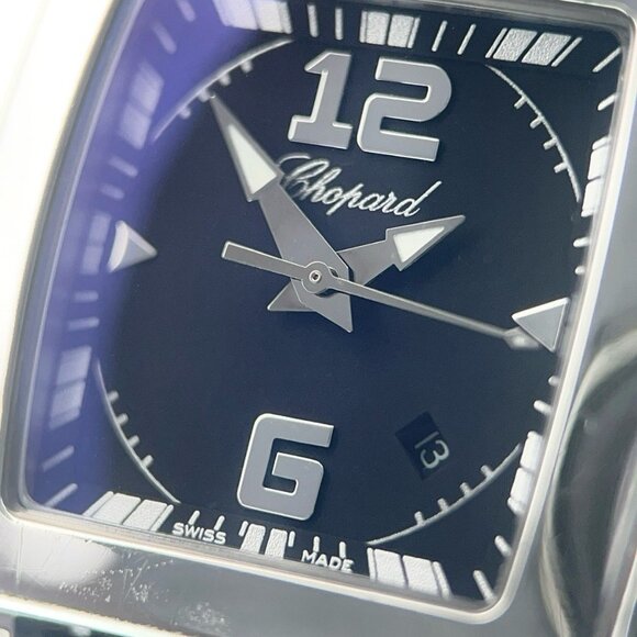 Chopard Two O Ten Stainless Steel Black Dial 35mm Quartz Men’s Watch 8464 - Picture 2 of 9